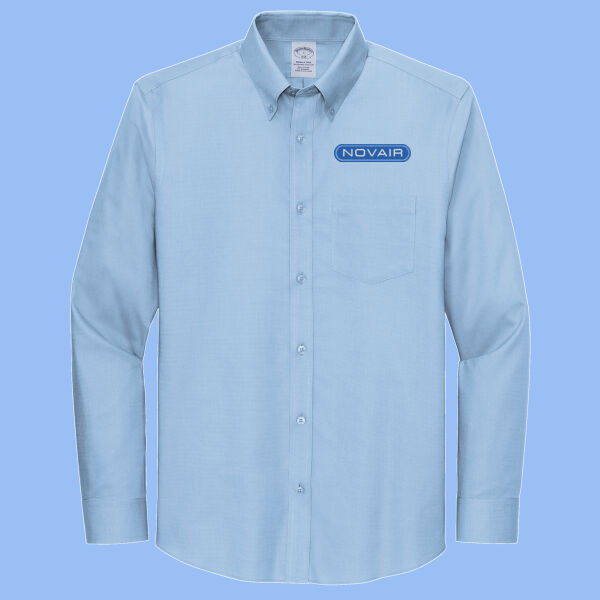 NOVAIR - Brooks Brothers Wrinkle Free Stretch Nailhead Shirt Thumbnail